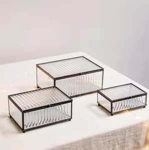 Premium Metal Jewelry <b>Box</b> Jewelry Storage Organizer Case for Rings <b>Earrings</b> Necklace Accessories Home Use - Product Image 5