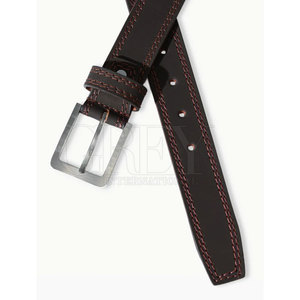 Ceinture en cuir de vachette décontractée pour homme de qualité supérieure avec boucle en acier, durable et écologique, personnalisable pour un usage quotidien - Product Image 3