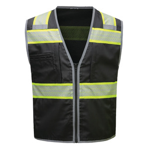 Chaleco de Seguridad Transpirable para Hombre, Alta Visibilidad, Cinta Reflectante, Diseño Multibolsillos para Equipos de Respuesta a Emergencias - Product Image 3