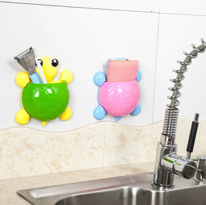 Popular Creative Design Lovely Animal Colorful Plastic Eco-Friendly Wall Mounted Storage Bathroom <b>Toothbrush</b> Stand - Product Image 4