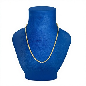 Elegante Cadena de Oro Sólido de 22K con Diseño de Cuerda Trenzada y Detalles de Barril, Collar de Oro Amarillo Auténtico con Sello BIS - Product Image 1