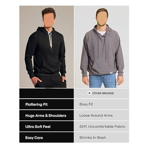<b>Track</b> <b>Suits</b> Mens Sweatsuit Pullover or Zip Hoodie and Joggers Classic Fit 2 Piece Sweat <b>Suit</b> Comfortable Casual Streetwear - Product Image 3