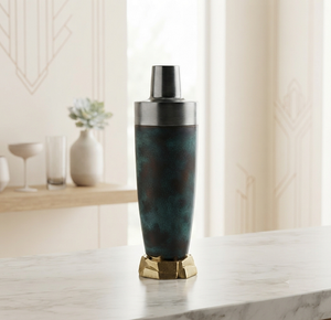 Shaker à cocktails durable de taille moyenne, design fonctionnel avec patine durable, fabriqué en Inde, fabricant de shakers à cocktails - Product Image 5