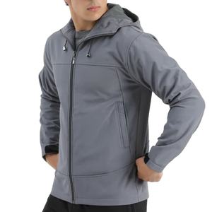Veste Softshell pour homme de haute qualité, personnalisable avec un logo, coupe-vent d'extérieur, polyester, randonnée hivernale - Product Image 1