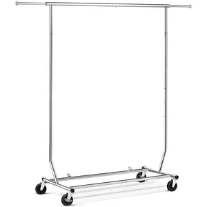 Black Powder Coated Metal Cloth <b>Rack</b> Handmade Heavy Duty Clothing Display StandSingle Tier Iron <b>Storage</b> Basket <b>Wall</b>-Mounted - Product Image 1