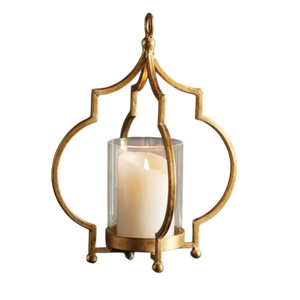 Lanterne portable en aluminium avec verre transparent, décoration d'intérieur, porte-bougie en métal, design pour l'intérieur et l'extérieur, porte-bougie - Product Image 2