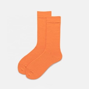 Calcetines unisex de color sólido, 73% algodón, 24% nailon, 3% spandex, transpirables, para uso diario, informales, para hombre, OEM, venta al por mayor, para mujer - Product Image 5