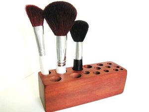 Wooden Brush Stand Modern Design <b>Tabletop</b> | Premium Quality Finish | Handmade Craft | Eco-Friendly | Housewarming Wedding - Product Image 2