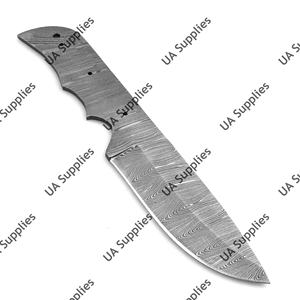 มีดเหล็กดามัสกัสทำมือแบบเต็มด้าม ปลายหยดน้ำ ขอบมุมเอียง สำหรับกีฬากลางแจ้ง ล่าสัตว์ ตั้งแคมป์-รับผลิตแบบ ODM/OEM - Product Image 2