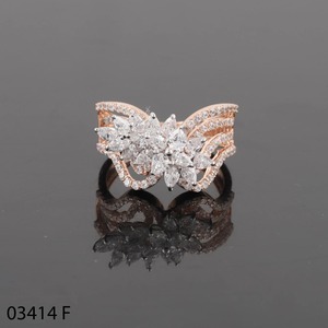 Elegante Anillo de Compromiso y Boda para Mujer, Chapado en Oro Rosa, con Diamante Cultivado en Laboratorio, Certificado IGI, Brillante, 2-5g - Product Image 5