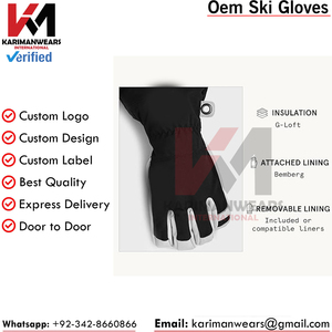 Winter Sports <b>Ski</b> <b>Gloves</b> Lightweight Durable Breathable Thermal Insulated Material Comfortable Fit - Product Image 6