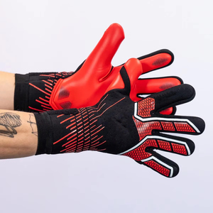 ถุงมือผู้รักษาประตูแบบมืออาชีพสำหรับใช้งานกลางแจ้ง ปรับแต่งได้ตามต้องการ คุณภาพสูง ยางกันลม ระบายอากาศได้ดี กันลื่น ใช้ได้ทั้งชายและหญิง ราคาประหยัด - Product Image 5