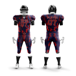 Customized W4G Men's Adult American <b>Football</b> Jerseys Shorts Set Cheap <b>Price</b> Quick Delivery 100% Anti Bacterial Polyester Fabric - Product Image 4