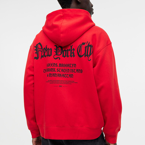 High Quality Cotton French Terry Oversize Hoodies StreetWear <b>Thick</b> <b>Fleece</b> Drop Shoulder Pocket Custom Unisex - Product Image 4