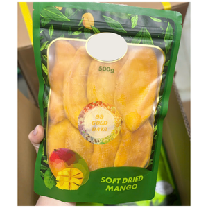 Mangues séchées coupées en tranches, emballées sous vide, en vrac, transformées par procédé aqueux, fruits déshydratés naturels, collation, importateurs de supermarchés du Vietnam, aliments - Product Image 1