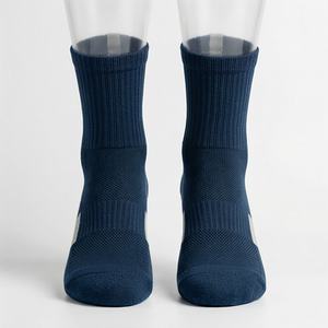 ถุงเท้าวิ่งข้อสั้นสำหรับผู้ชาย แบบมีแถบรัดข้อเท้า ระบายอากาศได้ดี ซับแรงกระแทก เหมาะสำหรับออกกำลังกาย ฟิตเนส ซับเหงื่อ แห้งไว ทนทาน สีสันปรับแต่งได้ - Product Image 1