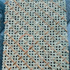 Diseño de Lujo - Lámina de Ratán Natural con Patrón Rómbico, Tejido Cerrado de Ratán, Ratán Natural - Product Image 2