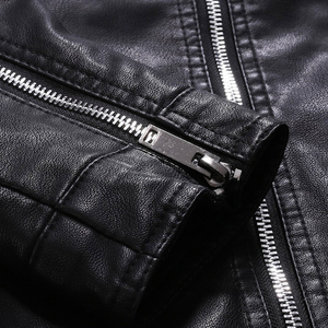 Veste en cuir pour homme de qualité supérieure, cuir véritable, vêtements d'extérieur avec logo personnalisé, service OEM, taille OEM, étiquette privée - Product Image 6