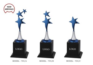 1.Custom star <b>trophy</b> with personalized <b>engraving</b> options. - Product Image 1