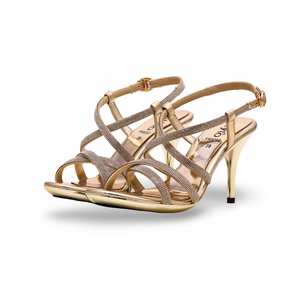 รองเท้าแตะส้นเจ้าสาว FN6060ทอง - Product Image 3