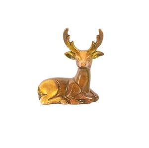 Estatuas de Ciervos de Latón, Adornos para Oficina, Mesa de Estudio, Decoración del Hogar, Figuras Decorativas de Animales Hechas a Mano, Regalo - Product Image 1