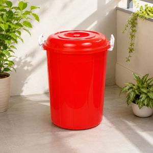 50L High Quality Single Color <b>Plastic</b> Storage <b>Drum</b> Durable Container Barrel for Liquid Chemical Food and Industrial Applications - Product Image 5