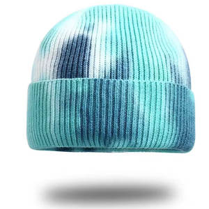 Custom Rubber Patch Logo Beanie Manufacturer Beanies Gorras Skull Cap Soft Cuffed Winter Warm Jacquard Elastic Knitted Hats - Product Image 2