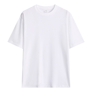 เสื้อยืดคอตตอนออร์แกนิค 100% คุณภาพพรีเมียม แบบขายส่ง น้ำหนัก 220 กรัม ทรงโอเวอร์ไซส์ ไหล่ตก แห้งเร็ว ระบายอากาศได้ดี - Product Image 4