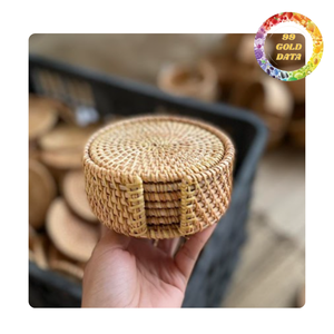 Natural woven rattan plate placemat eco friendly handmade <b>table</b> <b>mat</b> for dining room use - Product Image 4