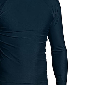 Chemise de compression à manches longues pour homme avec logo personnalisé, protection UV, impression par sublimation, Spandex/Nylon, service OEM - Product Image 2