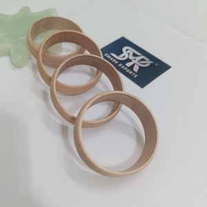 Custom <b>Engraving</b> Wooden <b>Bangle</b> Handmade Natural Hardwood Bracelet Fashion Jewelry Gift for Women and Girls - Product Image 2