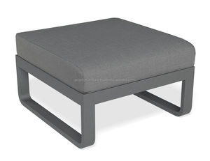 Minimalist Modern <b>Outdoor</b> Lounge Ottoman Single Seat Garden <b>Sofa</b> Weather Resistant for Living Room Hotel Patio Villa Apartment - Product Image 1