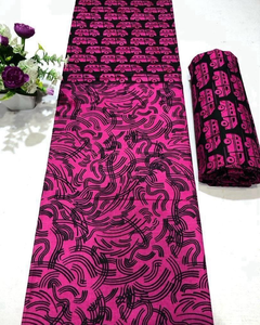 Tissu moderne en mélange coton-viscose imprimé wax africain Gaborone pour vêtements élégants pour femmes - Product Image 3