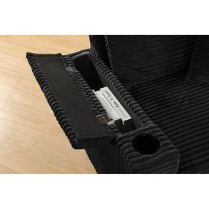 โซฟาห้องนั่งเล่นแสนสบายพร้อมหมอนอิง 2 ใบ และโซฟาแบบมีที่วางเท้า - Product Image 4