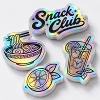 Ensembles d'autocollants découpés sur mesure avec plusieurs motifs, autocollants en vinyle PVC imperméables et autocollants avec logo.