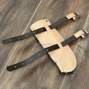 Hand Tooled Leather American Flag Tooling Holder Patriotic <b>Pole</b> Holster with Buckle Straps Durable Custom Design USA Flag Mount - Product Image 6