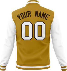 Chaqueta Varsity Vintage Negra y Roja para Hombre, Personalizable con Nombre, Número y Letra, Estampado en T, Ropa de Invierno Informal, Cuello Alto, Corte Regular - Product Image 6