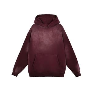 Sweat-shirt unisexe décontracté pour homme, coupe oversize, 100 % coton épais, imperméable, imprimé en relief, collection automne - Product Image 4