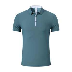 Polo à col rayé style rugby pour homme - Product Image 1