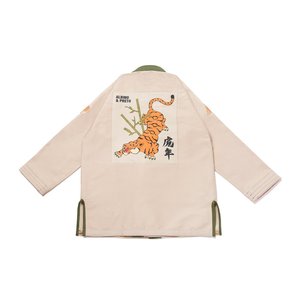 Kimono de BJJ Albino Preto de 500g, Diseño Personalizado con Serigrafía, Elástico, 100% Algodón, Unisex, Corte Regular, Transpirable, Deportivo - Product Image 2