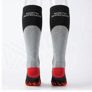 NA <b>Knee</b> <b>High</b> <b>Socks</b> With Flame Print Quick Dry Basketball <b>Socks</b> For Adults Summer - Product Image 2