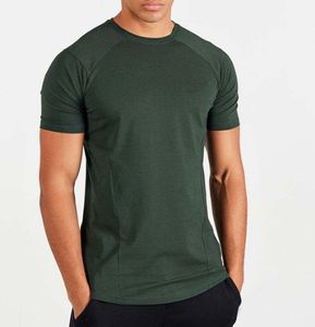 Men's Plus Size Athletic Yoga Gym Wear Muscle Fit Jersey Blank Tee with Raglan Sleeve Breathable Cotton Spandex Workout <b>T</b>-<b>Shirt</b> - Product Image 6