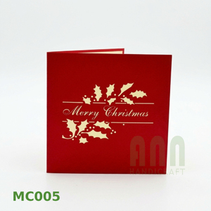 High Quality UV Printed Custom 3D Paper Christmas Prayer 'Thank You' Greeting Cards Souvenir Handmade <b>Matte</b> <b>Varnish</b> - Product Image 6