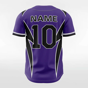 Digital Printing Latest Arrival Lightweight Baseball Jersey Regular Fit Custom Made Baseball Jersey in Solid Color OEM Serviced - Product Image 3