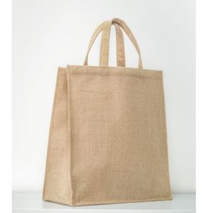 Printed Jute Carry <b>Bag</b> Eco Friendly Reusable Promotional Shopping Tote <b>Bag</b> - Product Image 1