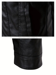 Chaqueta de cuero para hombre, diseño único, superventas, precio económico, chaqueta de invierno elegante y ajustada de alta fabricación para hombre - Product Image 5