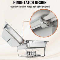 Chauffe-Plat Professionnel pour Buffet, Équipement de Service en Acier Inoxydable 201, Outils de Restauration, Capacité 150L, Chauffage à la Vapeur pour Hôtels
