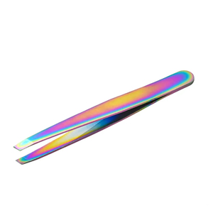 Pinza para Cejas y Pestañas con Punta Inclinada, Pinza para Bigote, Pinza para Cabello, Acero Inoxidable, Herramientas Especiales Duraderas Hechas en Pakistán - Product Image 1