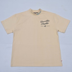 Camisetas de Manga Corta para Hombre, Cuello Redondo, Color Beige, Algodón Jersey, Corte Regular, Estampado Frontal, Calidad Premium - Product Image 5