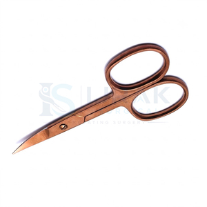 Tijeras de Manicura Quirúrgicas Ijrak, Acero Inoxidable, Hoja Recta, Cortacutículas Afilado, Orificio Redondo, Para Diestros, Duraderas, Uso Adulto - Product Image 2
